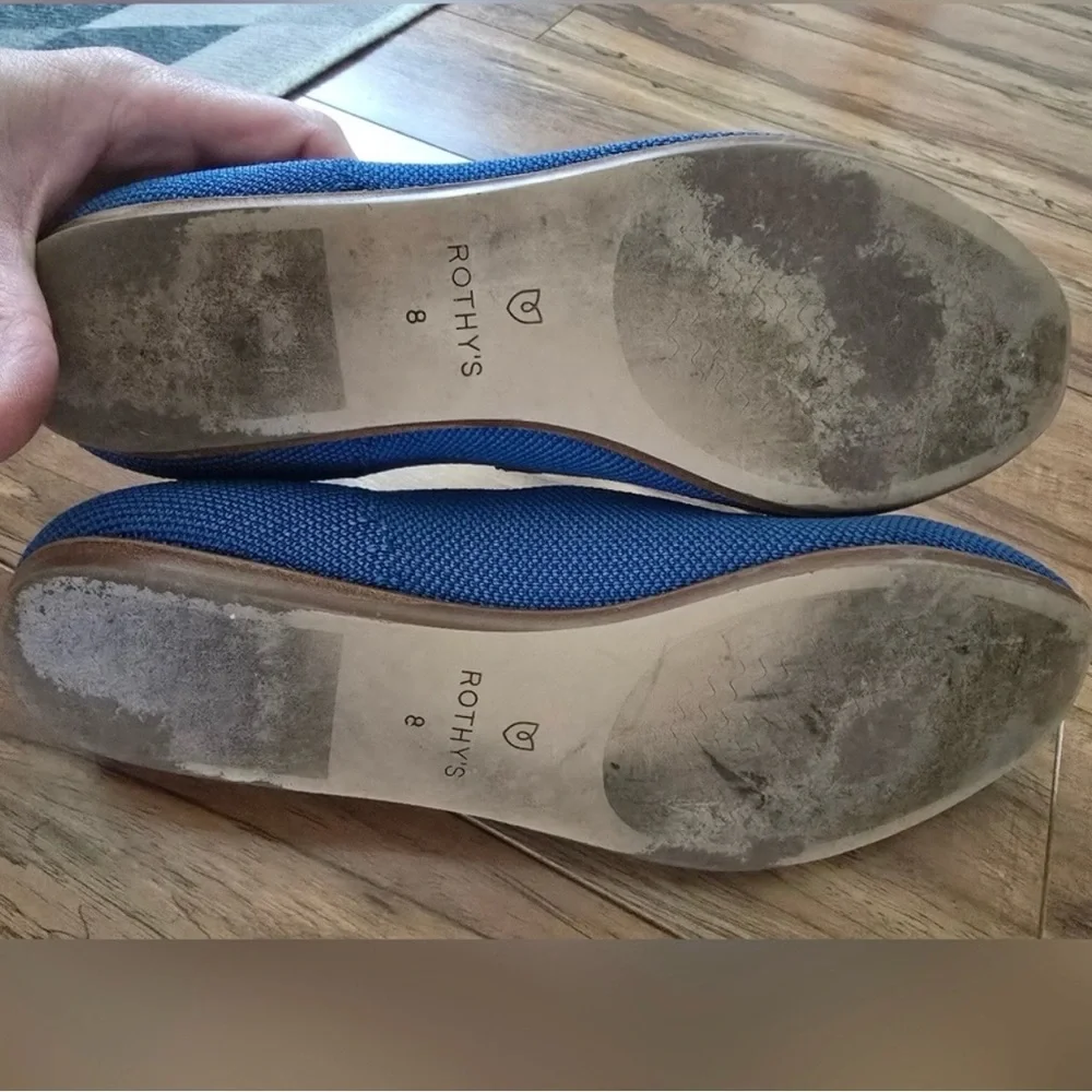 Rothy’s The Square Mary Jane Cobalt Blue Ocean Size 8 - Picture 2 of 3